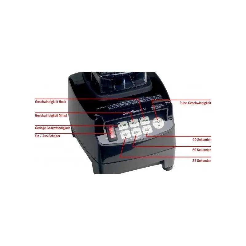 OmniBlend Motorblock schwarz