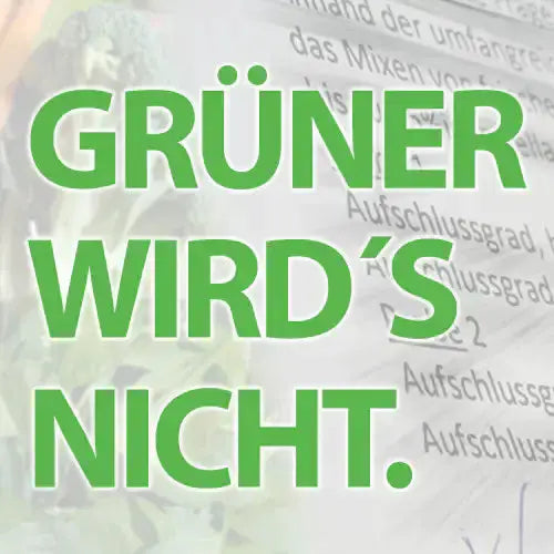 OmniBlend Hochleistungsmixer. Grüner wird´s nicht. Labortest bestätigt garantierte Chlorophyll-Freisetzung im OmniBlend V.